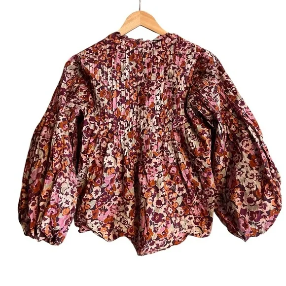 Love The Label Floral Blouse -S - Picture 2 of 5